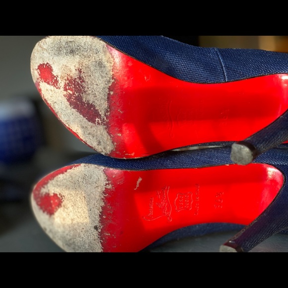 Louboutin peep toe heels - Picture 5 of 7